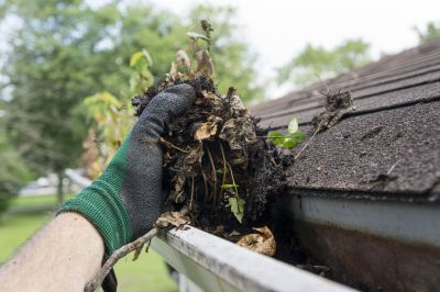 Garage Gutter Cleaning
