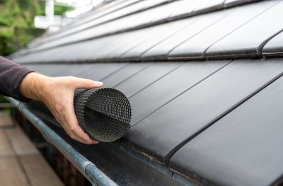 Gutter Cover System on a Residential Home